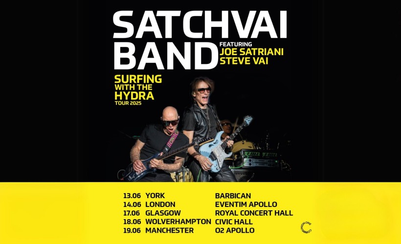 SatchVai Band (featuring Joe Satriani and Steve Vai)  at Royal Concert Hall, Glasgow