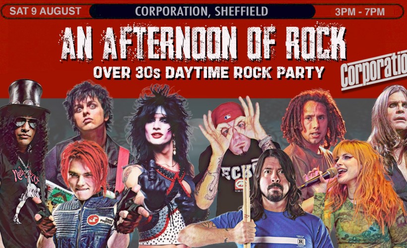 SHEFFIELD An Afternoon Of Rock - Rock/Metal For The Over 30s: 3pm-7pm tickets