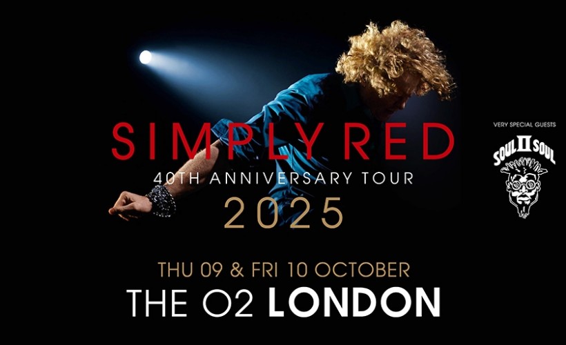 Simply Red - 40th Anniversary tickets