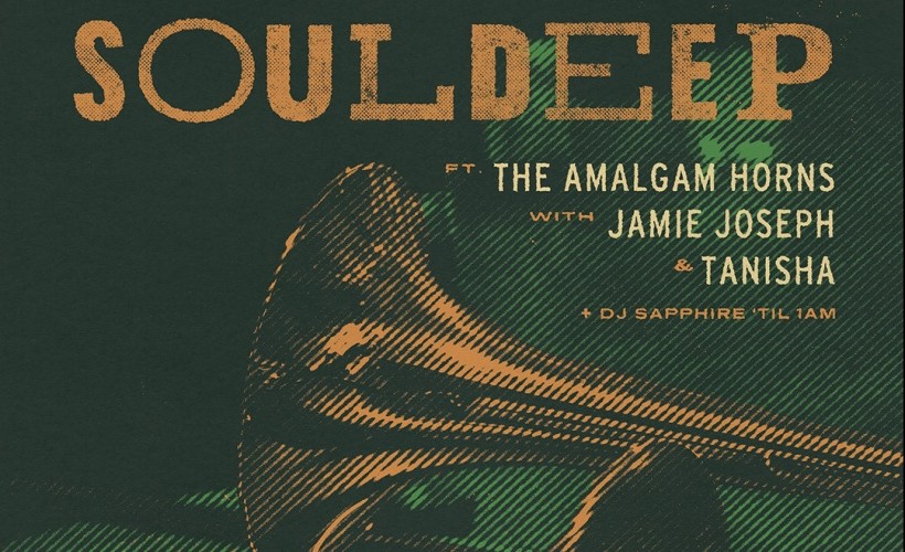Soul Deep featuring the Amalgam Horns, Jamie Joseph and Tanisha  at Dubrek Studios, Derby