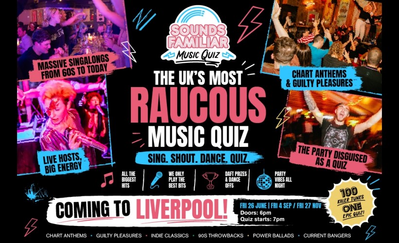 Sounds Familiar Music Quiz - Liverpool Power Ballad Special tickets