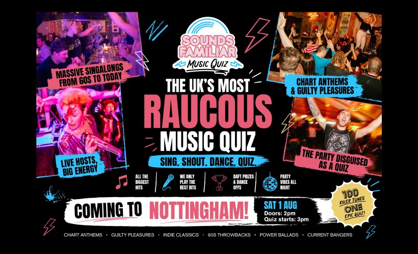 Sounds Familiar Music Quiz - Nottingham  at Saltbox, Nottingham
