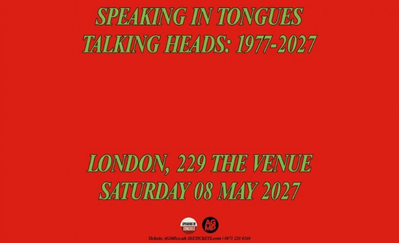 Speaking In Tongues: A Talking Heads Tribute tickets