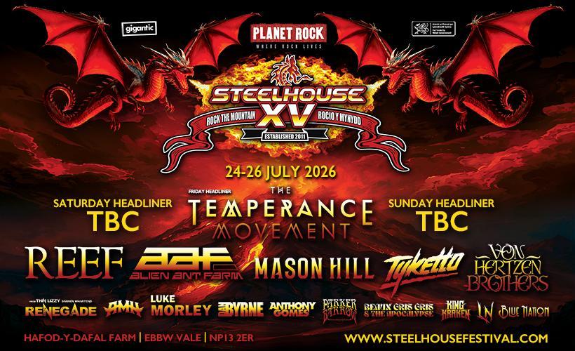Steelhouse Festival 2026  at Hafod-Y-Dafal Farm, Ebbw Vale