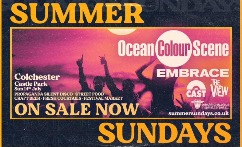 Summer Sundays - Ocean Colour Scene  at Lower Castle Park, Colchester