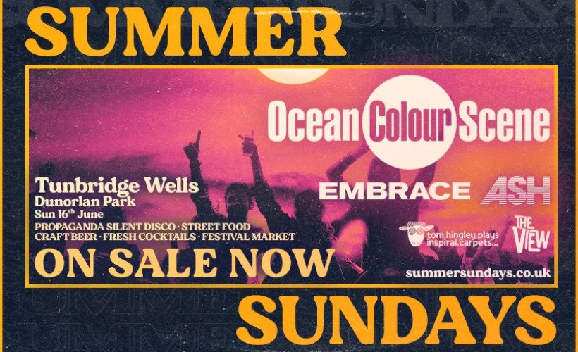 Summer Sundays - Ocean Colour Scene  at Dunorlan Park, Tunbridge Wells