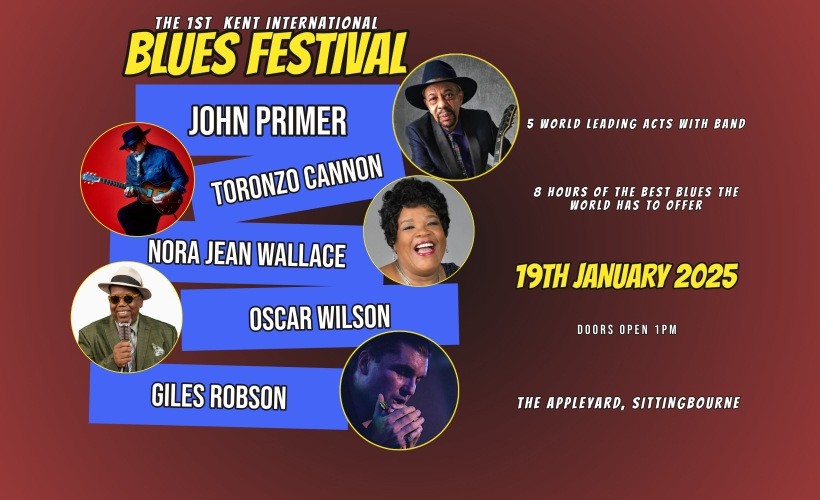 THE 1ST KENT INTERNATIONAL BLUES FESTIVAL  at The Appleyard (aka The Bourne Music Club), Sittingbourne