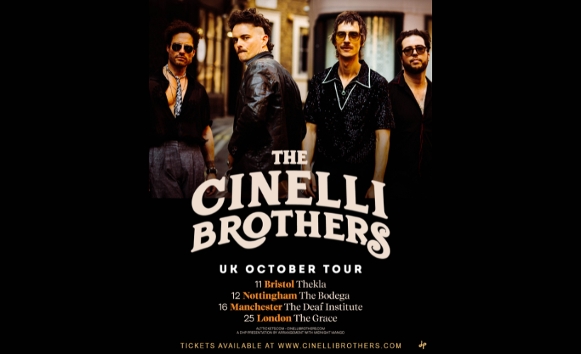 THE CINELLI BROTHERS  at Thekla, Bristol