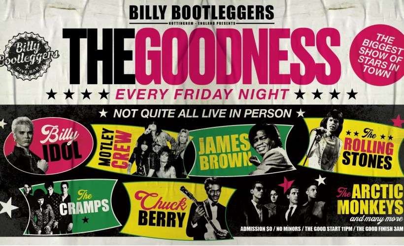 The Goodness - Friday Nights @ Billy's  at Billy Bootleggers Nottingham, Nottingham