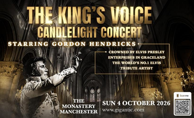 The King's Voice starring Gordon Hendricks - Candlelight Concert  at The Monastery, Manchester
