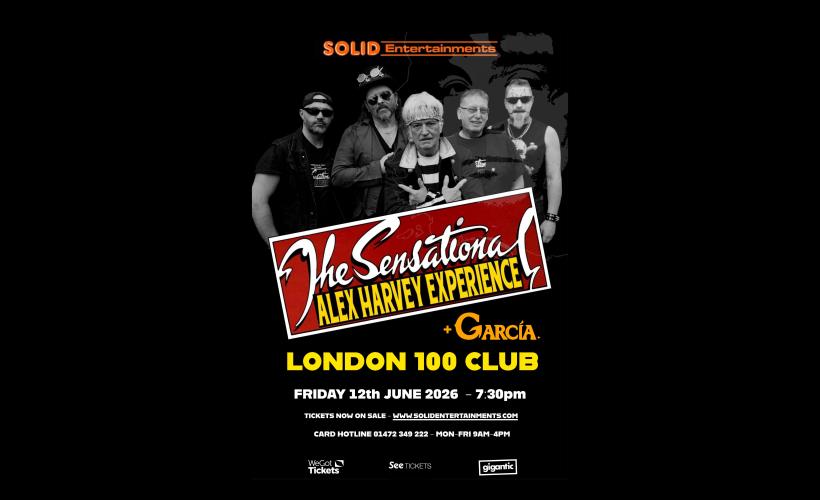 The Sensational Alex Harvey Experience  at 100 Club, London