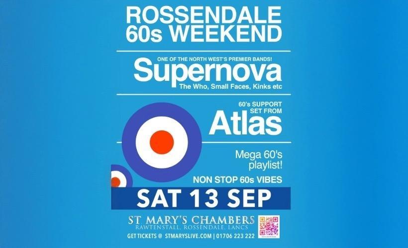 Through the decades…Rossendale 60’s weekend special - 60’s Night  at St. Mary's Chambers, Rossendale