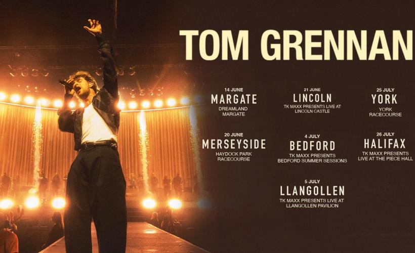 Tom Grennan  at Llangollen Pavilion, Llangollen