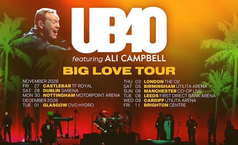 UB40 feat Ali Campbell - The Big Love Tour Tickets