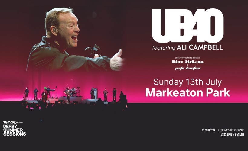 UB40 ft Ali Campbell   at Markeaton Park, Derby