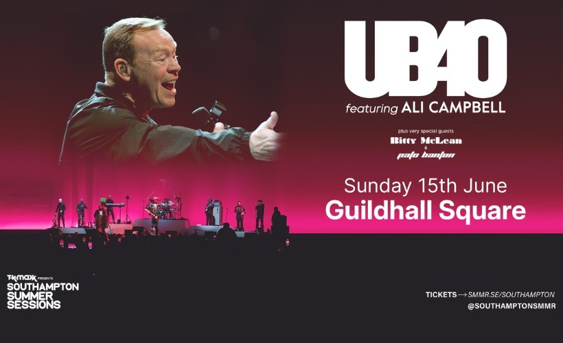 UB40 ft Ali Campbell    at Guildhall Square, Southampton