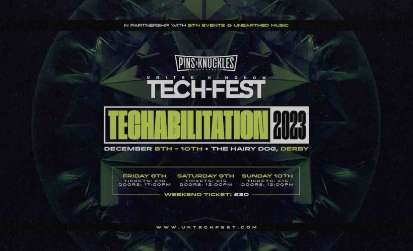 UK Tech-Fest - Techabilitation 2023  at The Hairy Dog, Derby