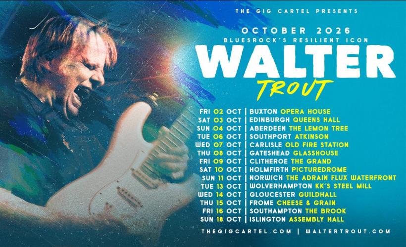 Walter Trout  at Lemon Tree, Aberdeen