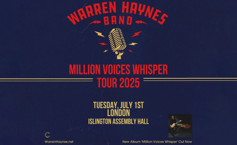 Warren Haynes Band  at Islington Assembly Hall, London