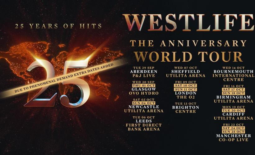 Westlife 25 tickets