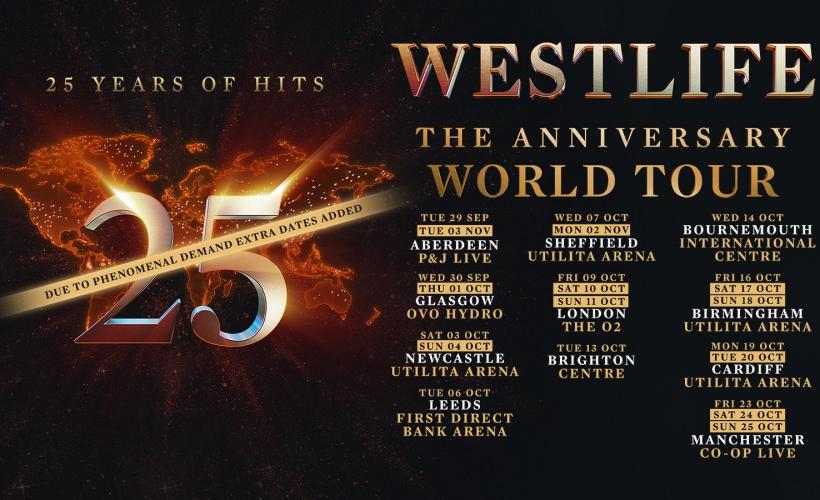 Westlife 25 tickets