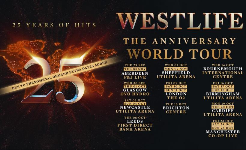 Westlife 25 tickets