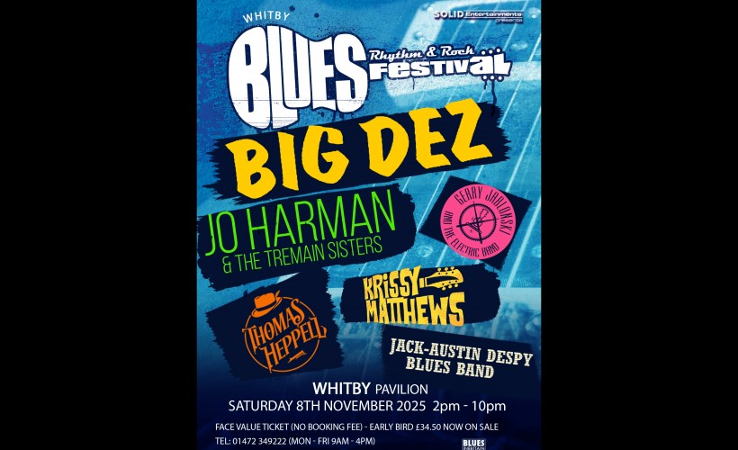 WHITBY BLUES, RHYTHM & ROCK FESTIVAL tickets