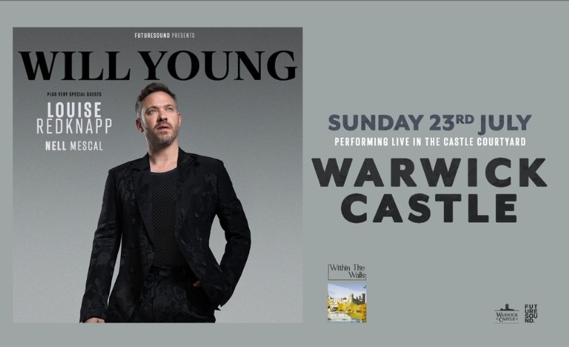 Will Young  at Warwick Castle, Warwick