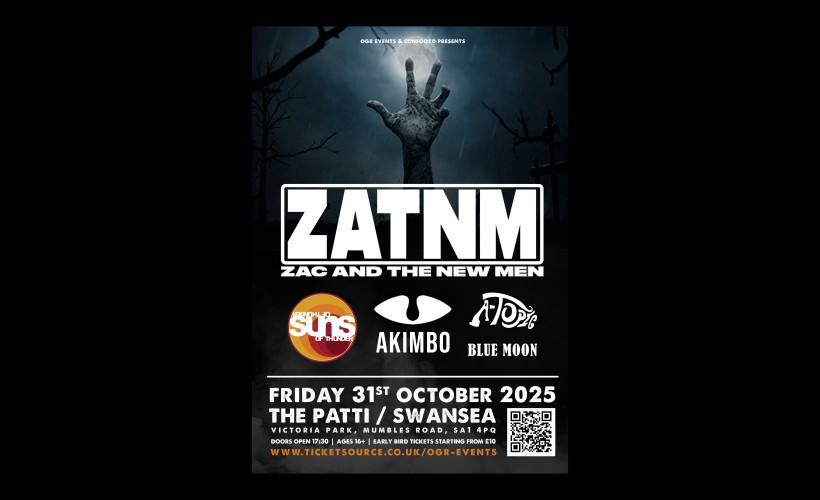 ZAC AND THE NEW MEN | PATTI SWANSEA | 31ST OCTOBER 2025  at The Patti, Swansea