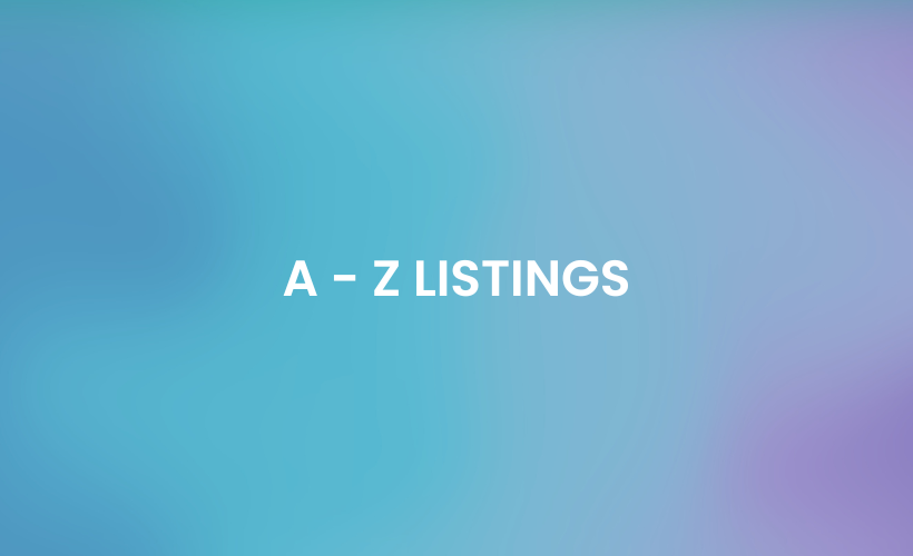 A-Z Listings