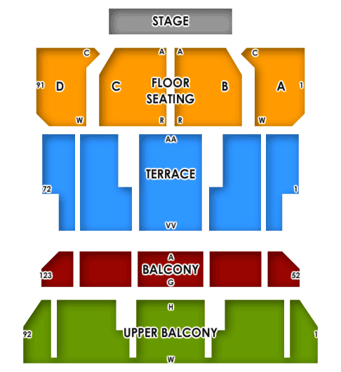 Donny And Theater Seating Chart