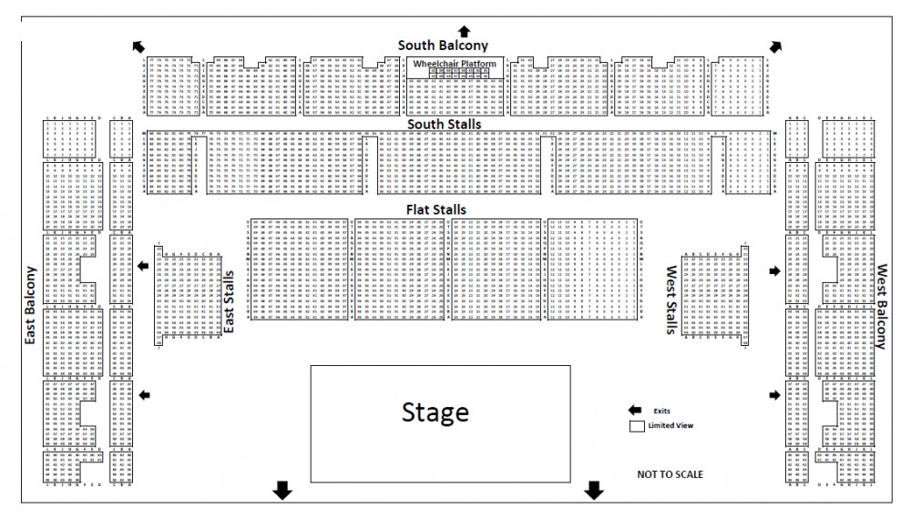 Donny And Theatre Seating Chart