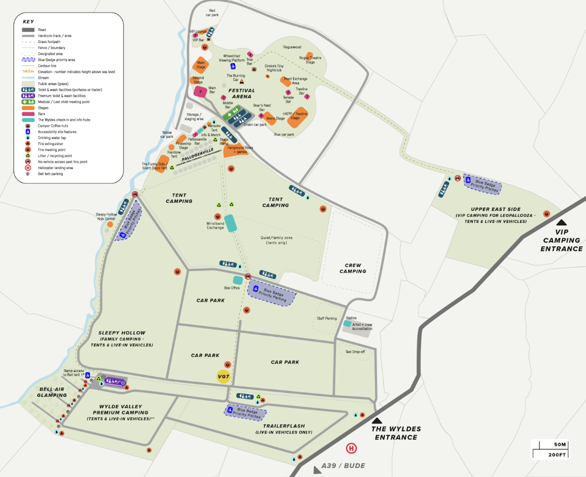 CAMPING AREA MAP